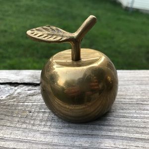 Vintage brass apple bell